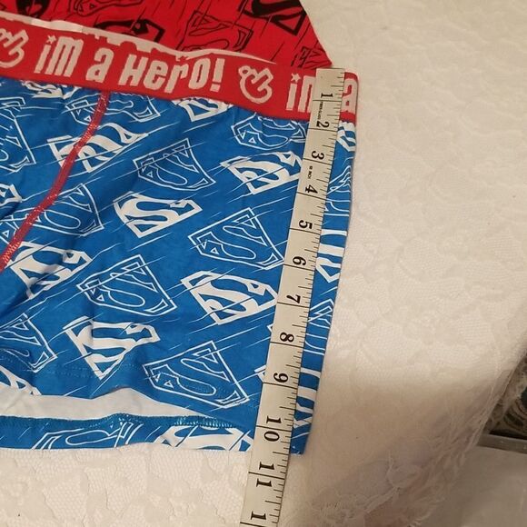New Men's Boxer Briefs Superhero Lovers Batman Cotton Superman 4 Pack XL - Picture 9 of 12
